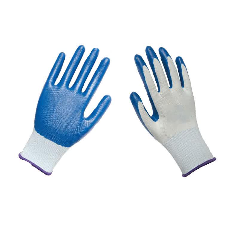 JUNYING JY Nitrile Half-Dipped Work Gloves (12 Pairs)
