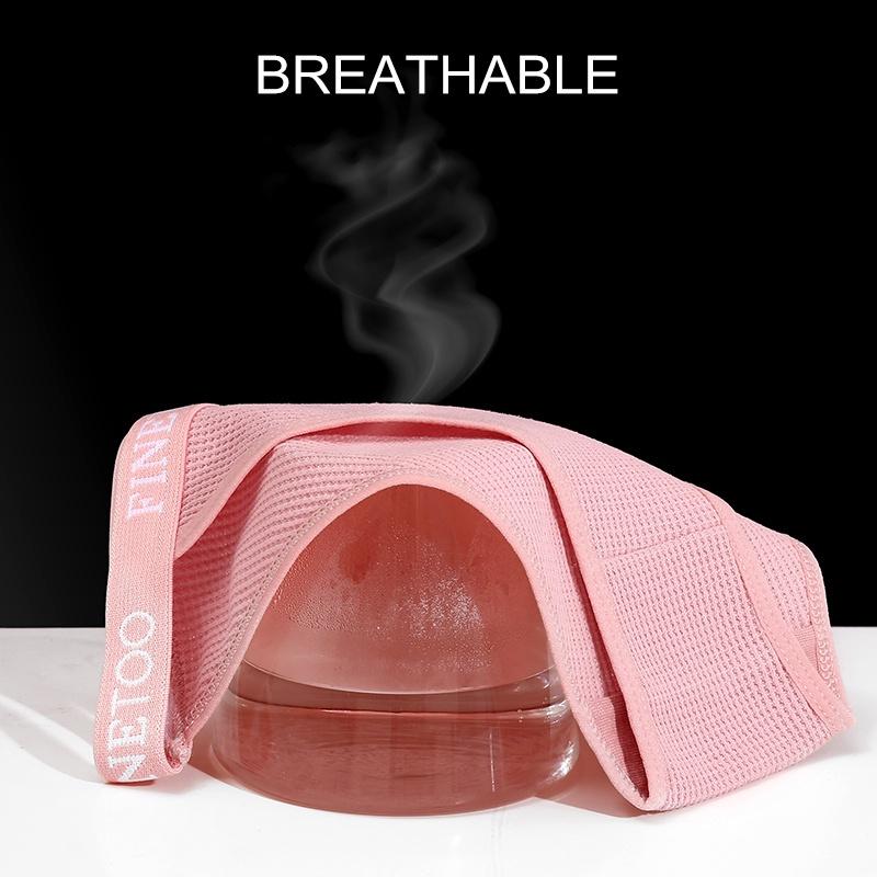 FINETOO 3Pcs/set Women's Cotton Panties Low-Rise Female Comfortable Underwear Waffle Briefs Letter Belt Underpants Lingerie New