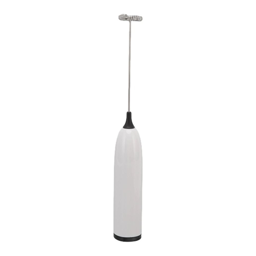 Plastic Stainless Steel Milk Foam Maker White Coffee Black Milk Beater Milk Frother  Home Kitchen
