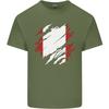 Torn Peru Flag Peruvian Day Football Unisexs Light Cotton TShirt
