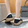 Winter Flat Shoes for Women Casual Slip-on Plus Plush Warm Cotton Shoes Woman Loafers