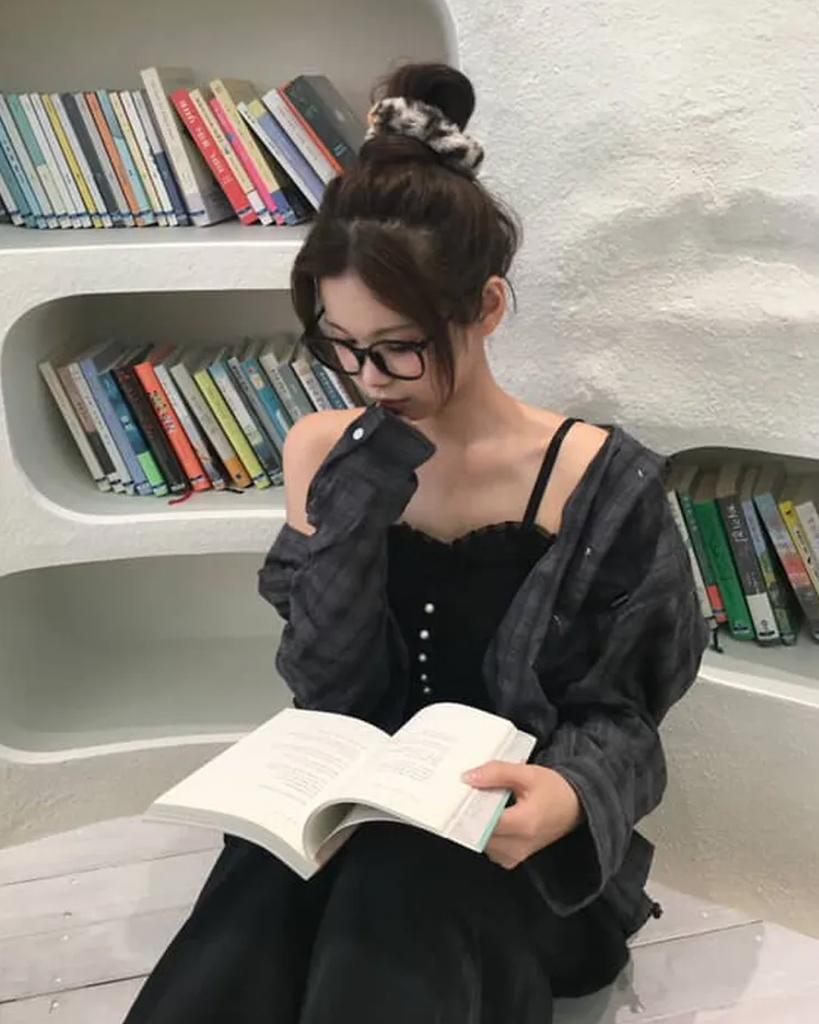 MUAHMUAH Loose Fit Check Long Sleeve Shirt [5 Colors]