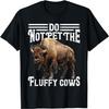 Klappa Inte De Fluffiga Korna Bison Yellowstone Park T-shirt(1)
