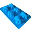 Dinosaur Chocolate Mold 6-Cavity Non Stick Silicone Ice Cube Tray Flexible Jelly Ice Cube Molds High Low Temperature Cheesecake Pudding Molds