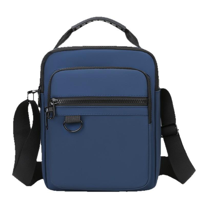Volnočasová a jednoduchá pánská jedno-ramenná crossbody taška, Kabelka s velkou kapacitou, Voděodolný batoh