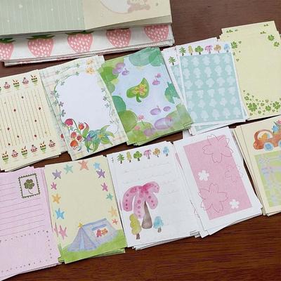 20 Adet Sevimli Karikatür Renkli İç Sayfa M5 Ciltli Günlük Gevşek Yapraklı Defter Scrapbook Kawaii Yapışkan Olmayan Not Kağıdı Yapılacaklar Listesi