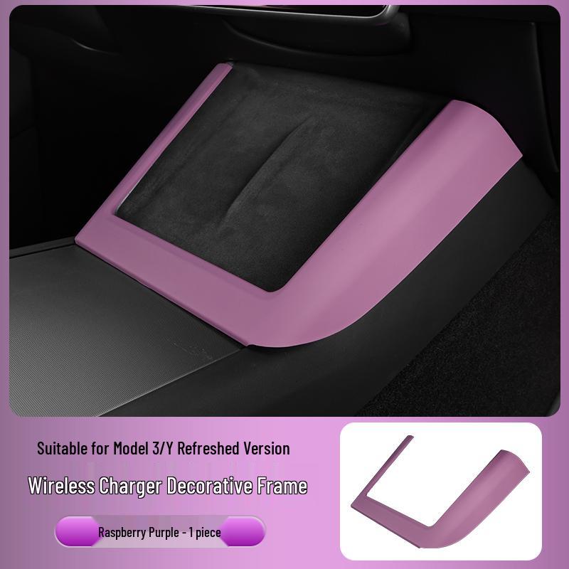 Tesla Model Y/3 Refresh Center Console Wireless Charger Silicone Pad