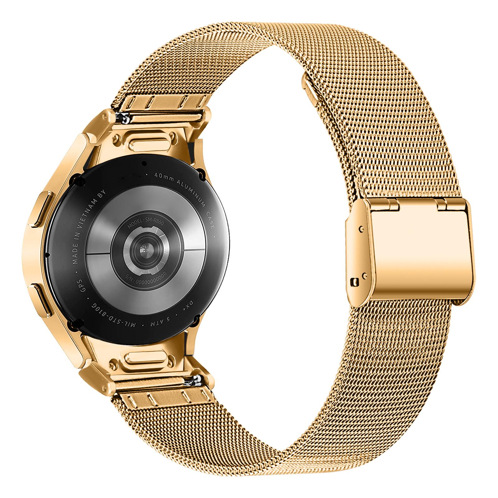 

Replace Strap for Samsung Galaxy Watch 5 Pro/Watch 5/Watch FE 40mm/Watch4/Watch4 Classic 316L Stainless Steel Band Gold