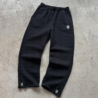 Pantalones Casuales de Calle Rap Y2K Unisex Bordados con Logo Pequeño Primavera 2025