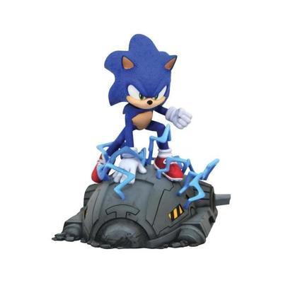 Statuette Sonic - Diamond Select - Movie Gallery 1/6 Sonic 13 Cm - Blue - Adult - Indoor
