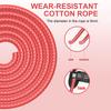 Bold Woven Rope Bearings, Thickened Sponge Handle, Wear-Resistant Competitive, Professional Training, Skipping Rope