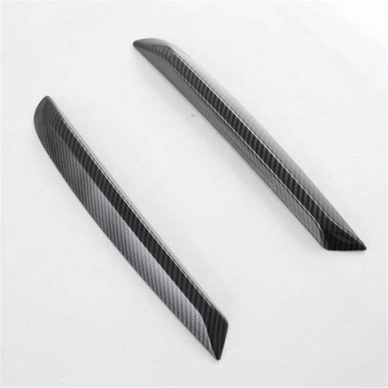 For MG4 MG 4 EV 2022 2023 2024 Carbon Fiber Front Fog Light Eyebrow Cover Trim