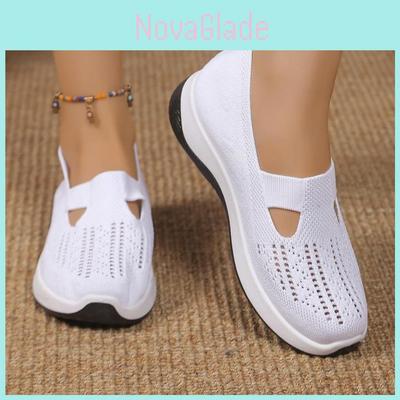 Casual Womens Breathable Mesh Slipon Shoes For Summer Comfort And Walking