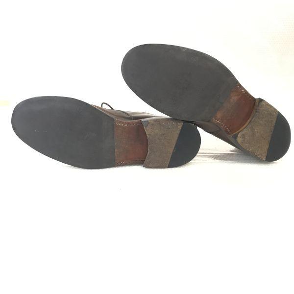 Berwick 1707 Spain Goodyear Welt U-Tip Leather Dress Shoes Men’s 10 28.5 Brown(USED)