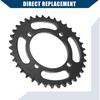 420 Pitch 37 Tooth Motorcycle Chain Sprocket Rear Sprocket/Rear Side for 50cc 70cc 90cc 110cc 125cc Dirt Pit Bike Mini Bike ATV 4 Wheelers