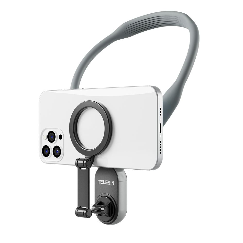 Factory wholesale lazy phone holder portable magnetic phone holder 360 degree rotating bedside phone holder