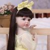 KEIUMI Bambola Bambina Reborn da 55cm Full Silicone Vinile Bagnetto Bambola Neonato giocattolo Regali di Natale Compagno di Gioco Educativo Precoce