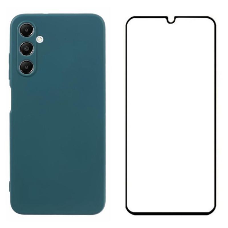 WANLONFENG RB2 Series for Samsung Galaxy A05s 4G Case Soft TPU Phone Cover with Screen Protector