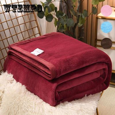 Anti-static Coral Fleece Blanket Warmth Thick Blanket Blanket Double-sided Fleece Bed Sheet Napping Air Conditioning Blanket