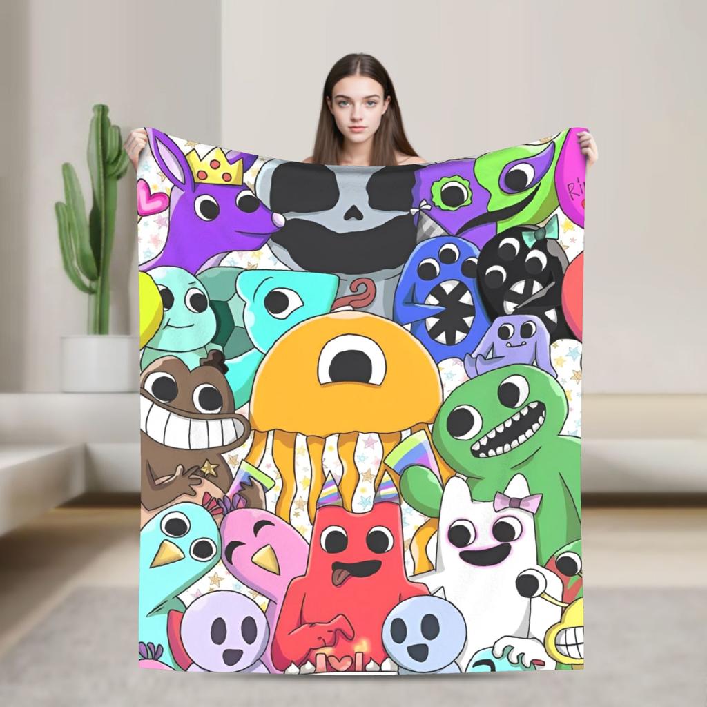 Coperta Giardino di Banban Gioco Horror Coperta Flanella da Picnic per Soggiorno Super Morbida Copriletto di Qualità Regalo