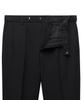 Musinsa Standard Lightweight Wide Hidden Banding Crop Slacks [Black]