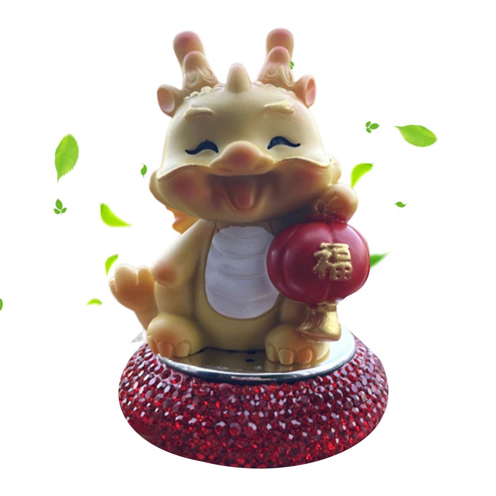 

Chinese Dragon Car Ornament Dragon Statue Ornament Car Diffuser 2024 Year Of The Dragon Statues With Rhinestone Base 2024