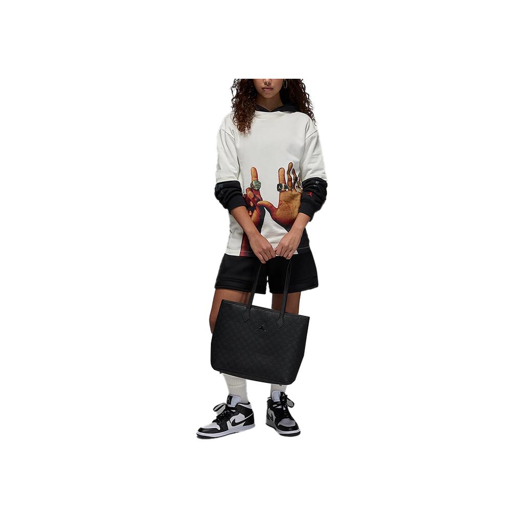 Camiseta Air Jordan Flight MVP Rings Vela/Negro Unisex Tops Blanco HJ2322-133