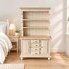 1:12 Scale Wooden Dollhouse Cabinet Detailed Miniature Display with Shelves and Drawers