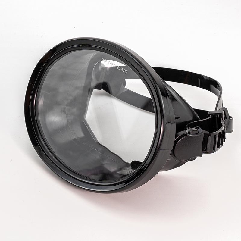 Unisex Waterproof PVC Snorkeling Mask with HD Tempered Glass & Wide Field of View