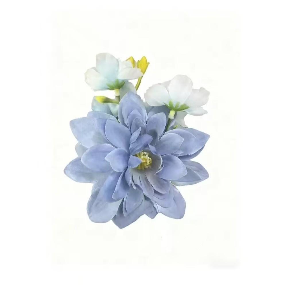 

Multicolors Sea Urchin Flower Hair Clip Hair Accessories Simulated Flower Headpiece Girls світло-синій колір