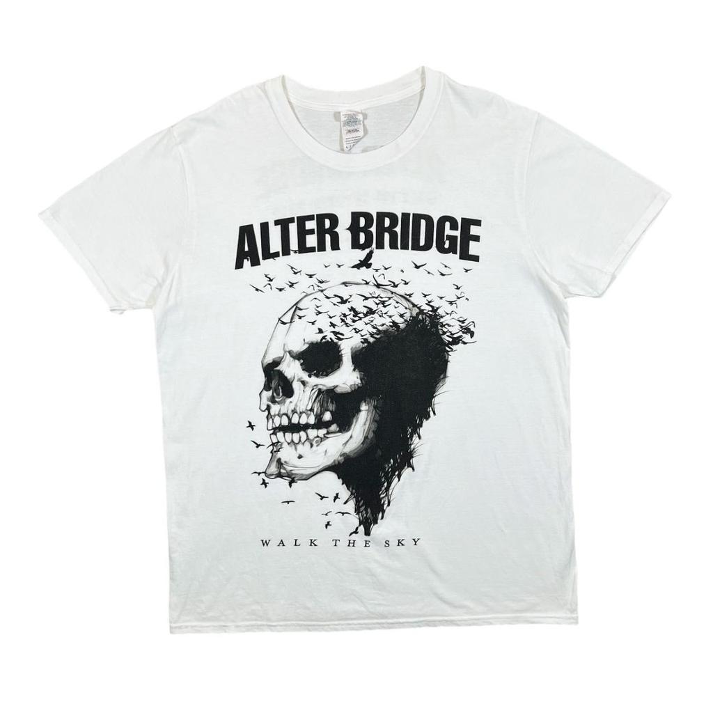 Vintage Alter Bridge Band Walk The Sky White S To 5XL Concert Shirt SN946