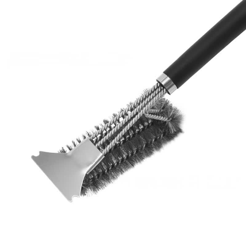 Oeny BBQ Grill Cleaning Steel Wire Brush 2-Pack