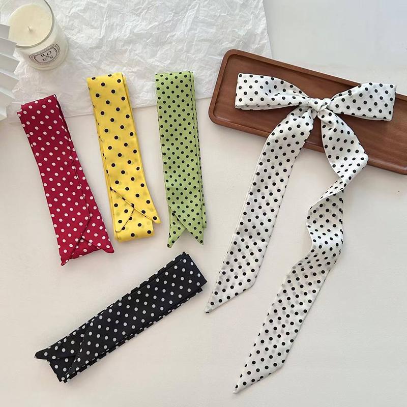 Foulard da Donna in Raso di Seta Stretto Foulard da Collo Sciarpe da Collo Stampate Sciarpa Lunga Sottile in Seta Fascia per Capelli Testa Collo Nastri per Borsa Fasce per Capelli