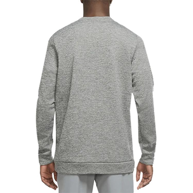 Nike Sweatshirts Men's Gray Crew Neck Moderate Regular CU7272-063