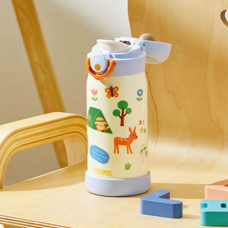 THERMOS [Thermos] One-Touch Tumbler My Design Bottle 3 JNR-352K (350ml) Basic Sticker Included