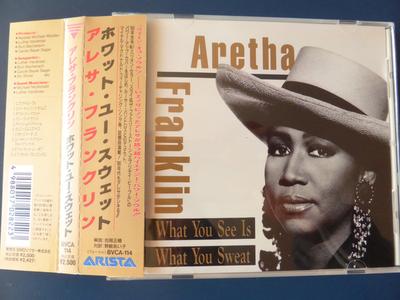 CD ARETHA FRANKLIN  What You See Is What You Sweat BVCA114 ARISTA 2021 Japan SoulFunk Used