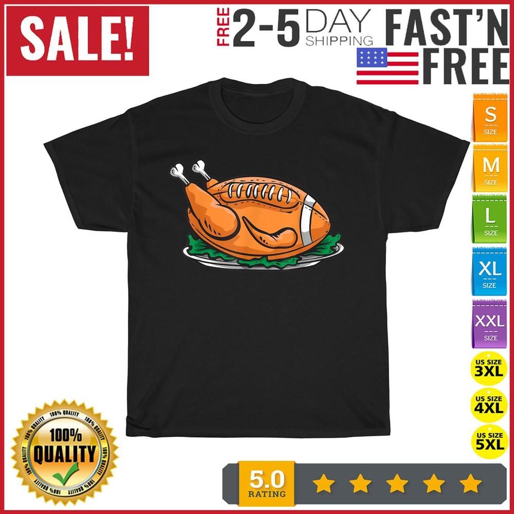 Thanksgiving Football Turkey Vintage T Shirt Men Fashion 2023 Women T Shirt NEW
