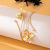 Metal Opening Arm Bracelet Gold Color Arm Bracelet Glamorous Armlet  Women's Accessories