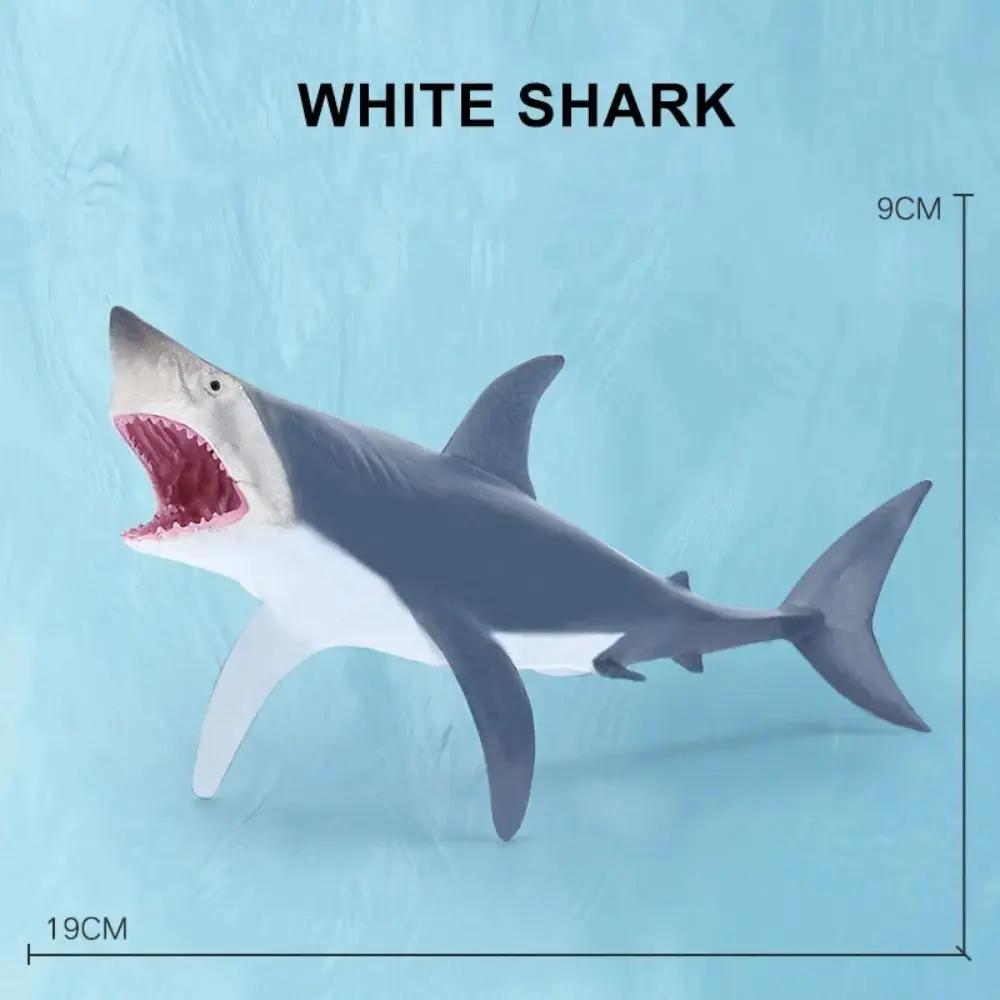 Gift Marine Animals Simulation Sea Life Shark Cachalot Animal Model Whale Figurines Dolphin Hammerhead PVC Ocean Action Figures