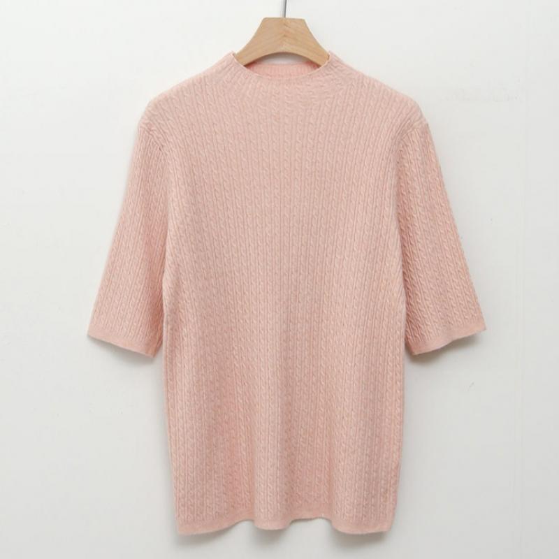 Shop Women Cable KniT T shirT Ivory Dgb Wkn 3713