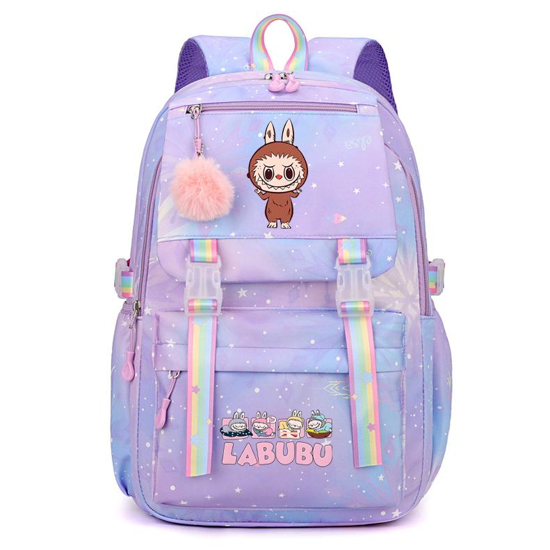 Niedlicher bedruckter Rucksack Teenger Student Kind Mädchen Junge Schultasche Buchtasche Damen Große Kapazität Wasserdichte Schultasche Reisetasche