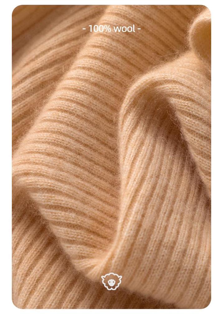 Women's V-Neck Wool Knit Vest: Autumn/Winter Solid Color Sleeveless Camisole for Commuting.