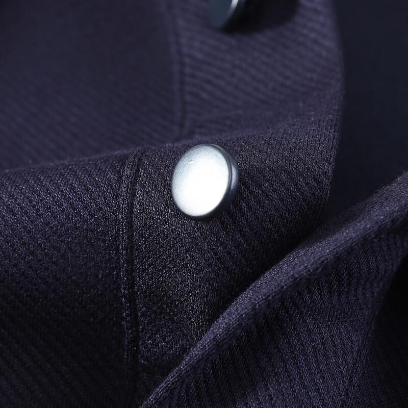 Luotz Men's Thickened Four-Way Stretch Long-Sleeve Polo Shirt