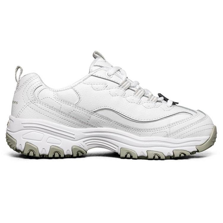 (WMNS) Skechers D lites Sr White Women's 76605-WHT
