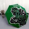 Atletico Nacional Fashionable Automatic Opening/Closing Folding Umbrella. Portable and Foldable, Ideal for Gift, Travel, and Daily Use.