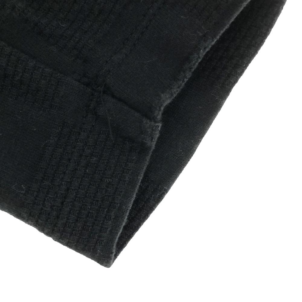 LANVIN en Bleu Made In Japan Pattern Long Sleeve Cut 48 Black Men's Used