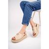 Women's Genuine Leather Wedge Sole Casual Comfortable Sandals