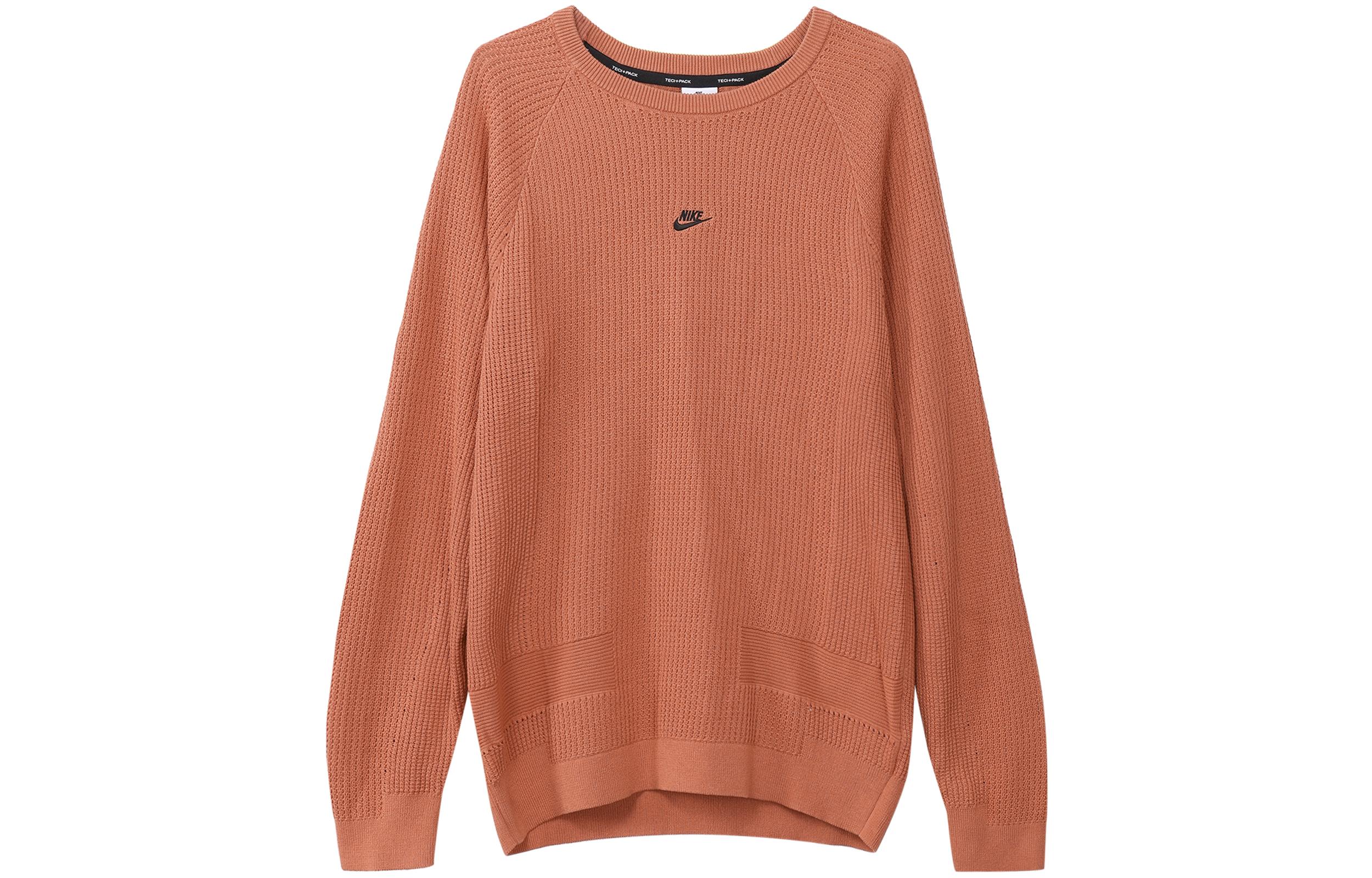 Nike Knitwear Men s Madder Root Brown Crew Neck Thickened Other DN3618-827 XXL