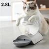 Snails Bubble Cat Water Bowl Automatic Water Dispenser Fountain For Cats Large Drinking Drink Bowl Drinker No Electricity 1.8L
