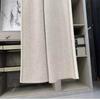 Autumn 2025 Women's High-Waist Wide-Leg Herringbone Knit Wool Pants – Loose, Floor-Length, Casual Outerwear